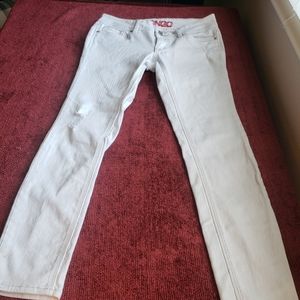 Women's White Bongo Jeans SZ 5